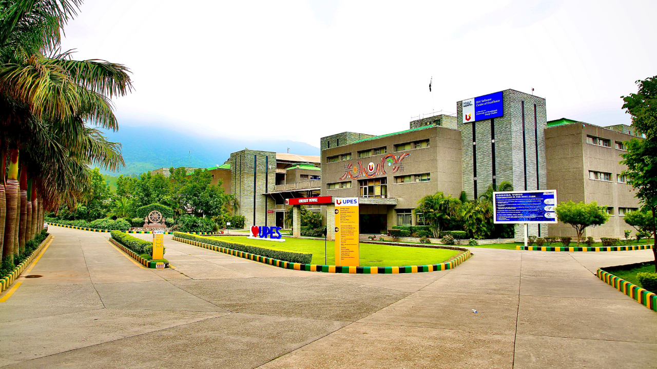 UPES University campus - Best colleges in Dehradun
